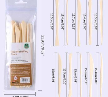 Giorgione 10pcs Ceramic Clay Tool Set, Pottery Tools Clay Sculpting Tools Set