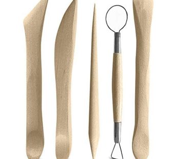 Polymer Clay Sculpting Tools Set – 5 Pcs Pottery Tool Kit
