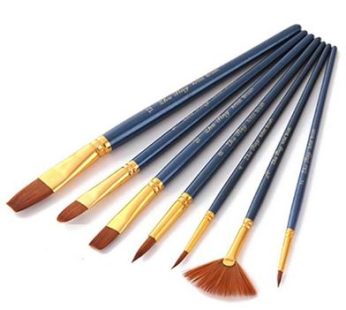 Keep Smiling /Mondete Paint Brush Set 7 Pcs Blue