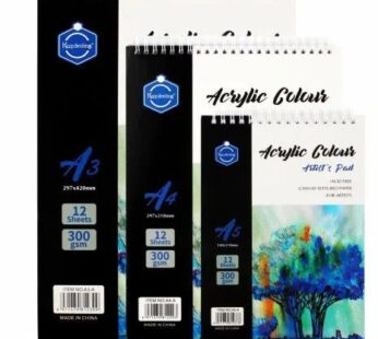 A5 (8 by 5.2 inch) 300 GSM Suitable for use with any medium Acid Free 12 sheets