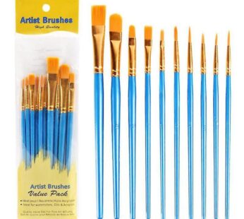 Artist Paint Brush Set 10pcs