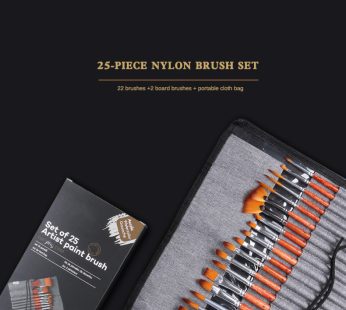Giorgione 25pc Nylon Brush Set
