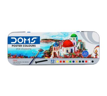 Doms Poster Colours 12 Shades 10ml