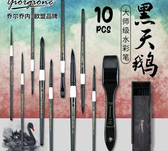 Giorgione Swan Hair Brush Set