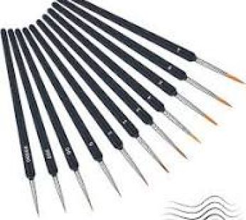 Keep Smiling Detail Brush Set (Black)