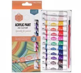 Keep smiling Acrylic Colour Set 12ml 12pis