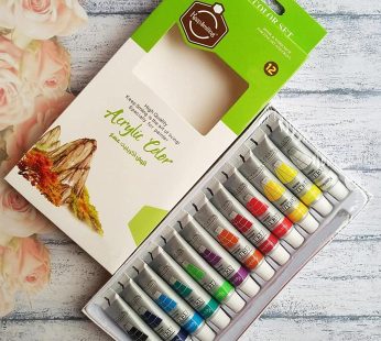 Keep smiling Acrylic Colour Set 6ml 12Pis