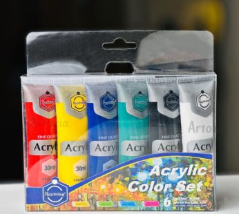Keep smiling Acrylic Colour Set 30ml 6Pis