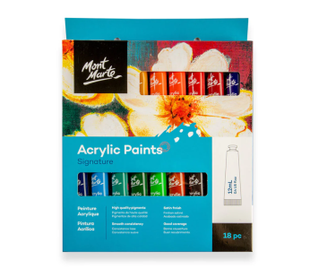 Mont Marte  12 Ml 18 Pic Acrylic Colour Paint Set