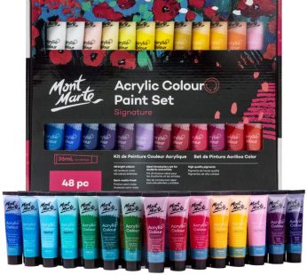 Mont Marte Acrylic Colour Paint Set Signaturec 48pis x 36ml Global