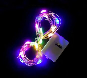 Led Strip String Fairy 2M 20Led Mini Micro Copper Wire Light Battery Operated