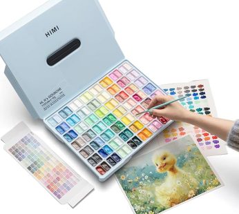 HIMI Twin Cup Jelly Gouache Paint Set 12ml 112 Colour (Ice Blue)