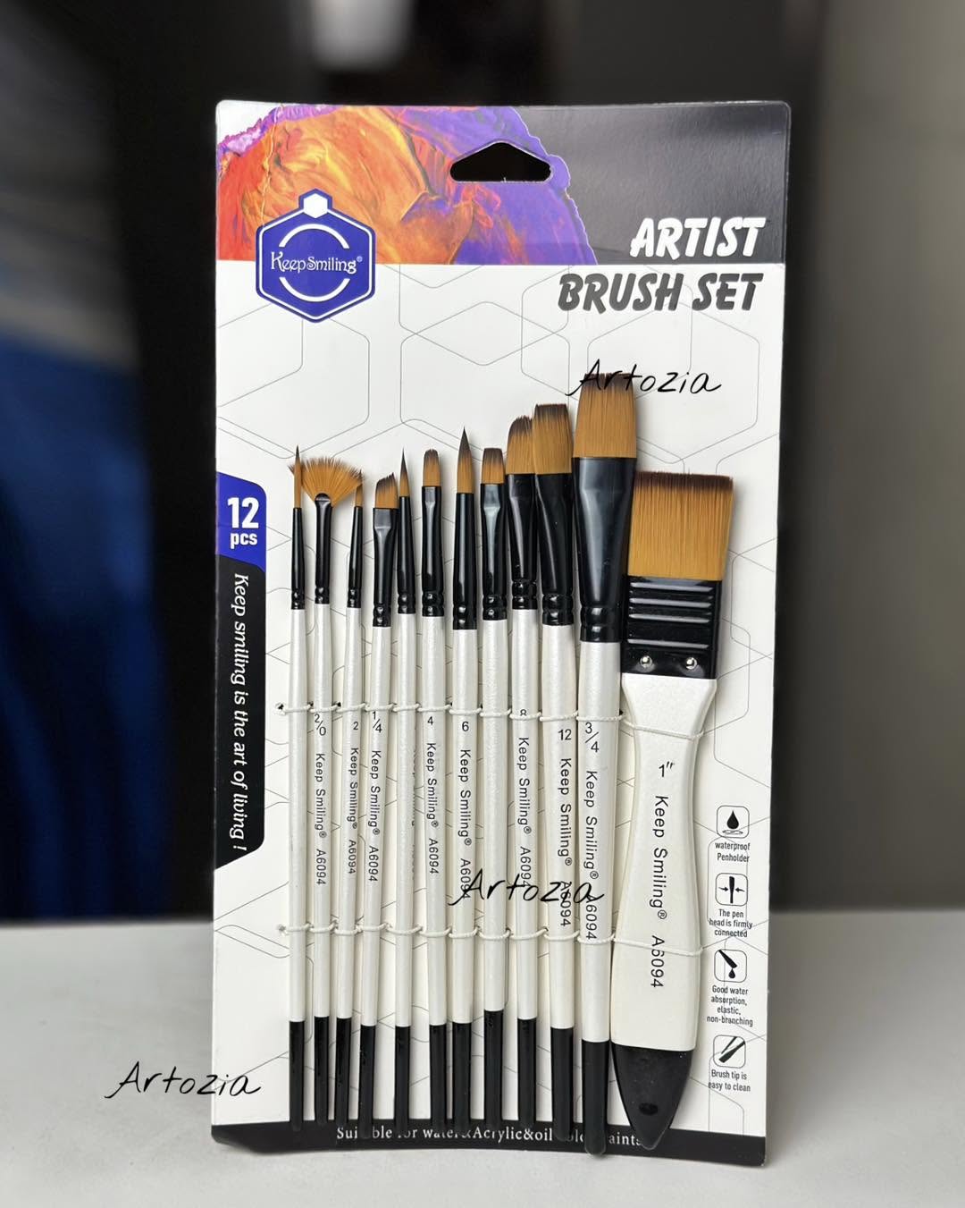 KeepSmiling Artist Mix Brush Set of 12 pc Model A6094